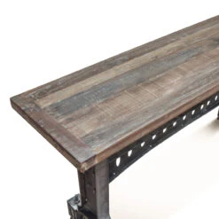 Industrial Barn Iron And Reclaimed Wood Counter Table 68" -Famous Furniture Shop FOM CN66 dt1 1 09929.1636072190 85609.1636072644