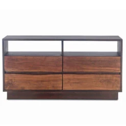 Malibu Live-Edge 4 Drawers Dresser 64" -Famous Furniture Shop FSM DR64RWE 1 45005.1597245120
