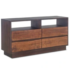 Malibu Live-Edge 4 Drawers Dresser 64"