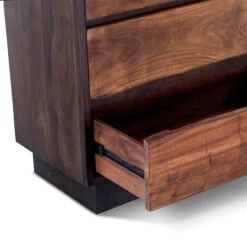 Malibu Live-Edge 4 Drawers Tall Chest 34" -Famous Furniture Shop FSM TC34RWE dt1 1 21360.1597245866
