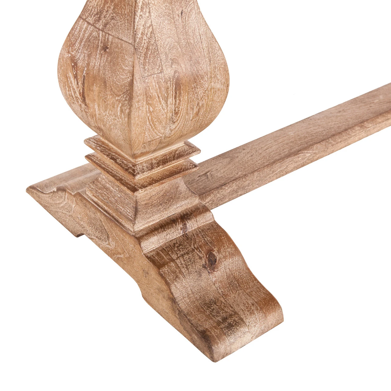 French Farmhouse Solid Wood Trestle Dining Table 72" 9 French Farmhouse Solid Wood Trestle Dining Table 72" - Image 7