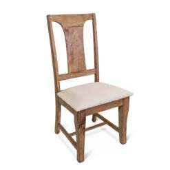 French Farmhouse Wooden Dining Chair W/ Upholstered Seat -Famous Furniture Shop FSR DC18UAO 3q1 18282.1550591705.1280.1280 82826.1626302033