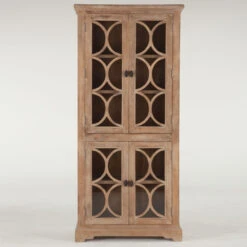 French Farmhouse Solid Wood Glass Door Display Cabinet -Famous Furniture Shop FSR GC38AO 90564.1434040230.1280.1280 71652.1509483734