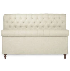Finn Chesterfield Tufted Linen Queen Sleigh Bed -Famous Furniture Shop Finn Bed 15736.1435121904