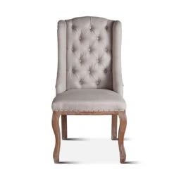 French Tufted Wingback Dining Chair -Famous Furniture Shop G201 571 830 810 90 87623.1638289300