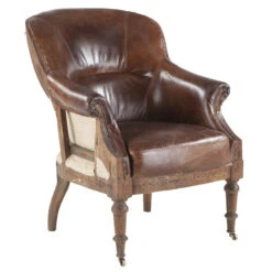 Churchill Deconstructed Vintage Leather Club Chair