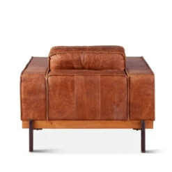 Loft Industrial Cocoa Leather Club Chair 42" -Famous Furniture Shop GPF MACH CO bk1 11354.1659105767