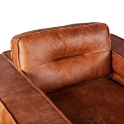 Loft Industrial Cocoa Leather Club Chair 42" -Famous Furniture Shop GPF MACH CO dt4 81193.1659105839