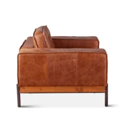 Loft Industrial Cocoa Leather Club Chair 42" -Famous Furniture Shop GPF MACH CO sd1 68474.1659105836