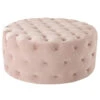 Tufty Velvet Upholstered Round Ottoman 38" -Famous Furniture Shop HGSC462 1 68304.1558390456