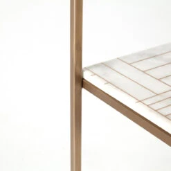 Piet Marble Antique Brass Nightstand -Famous Furniture Shop IASR 043 2 45360.1614641869