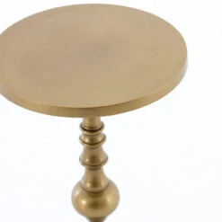 Calhoun Antique Brass End Table -Famous Furniture Shop IASR 077 4 93325.1614643163