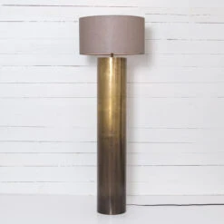 Cameron Ombre Antique Brass Floor Lamp