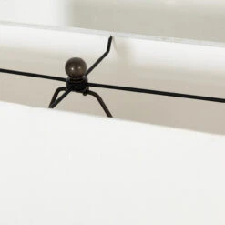 Abe Table Lamp-White Silk/Dark Pewter -Famous Furniture Shop IASR 115 9 14157.1614566957