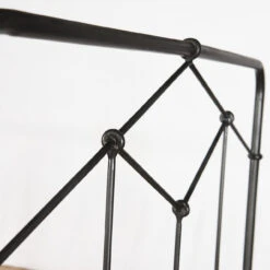 Piper Vintage Black Iron Queen Platform Bed -Famous Furniture Shop ICAP Q7 DET 5 14201.1538168888