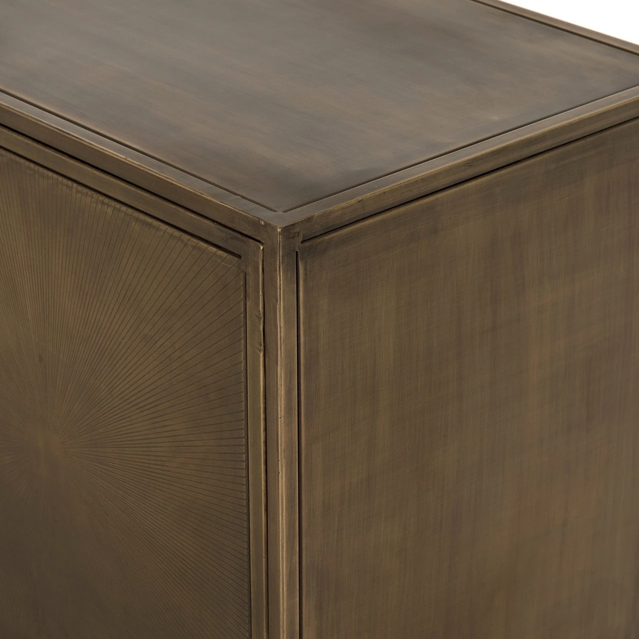 Sunburst Industrial Aged Brass Sideboard 72" 13 Sunburst Industrial Aged Brass Sideboard 72" - Image 11