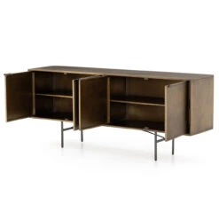 Sunburst Industrial Aged Brass Sideboard 72" 16 Sunburst Industrial Aged Brass Sideboard 72" -Famous Furniture Shop IELE 106 OPN 1 33579.1546899604