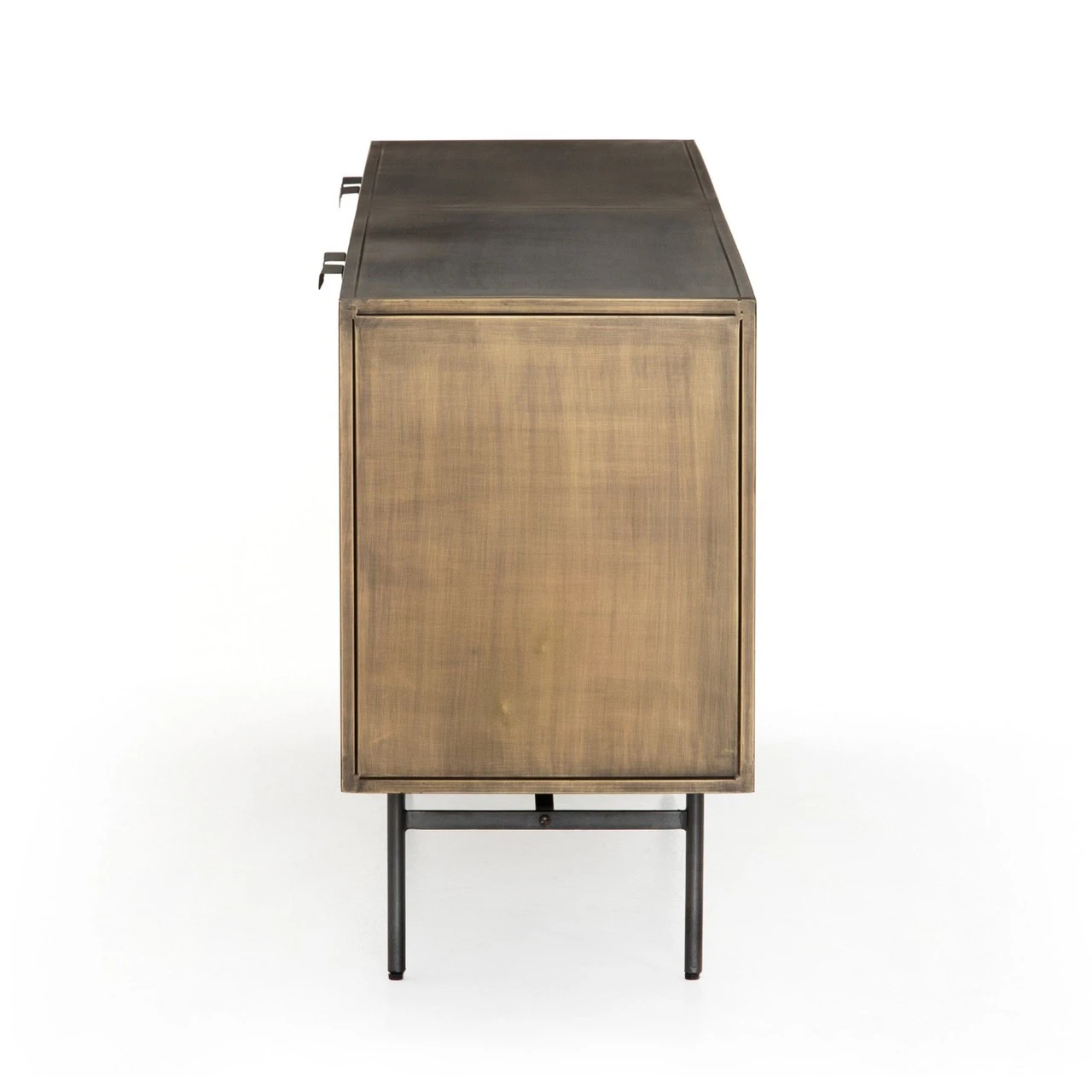 Sunburst Industrial Aged Brass Sideboard 72" 8 Sunburst Industrial Aged Brass Sideboard 72" - Image 6