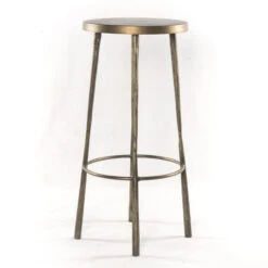 Westwood Industrial Antiqued Brass Bar Stools -Famous Furniture Shop IELE 93 SID 1 19140.1546898893