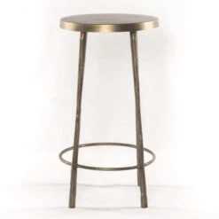 Westwood Industrial Antiqued Brass Counter Stools -Famous Furniture Shop IELE 94 FRT 1 97061.1546898484
