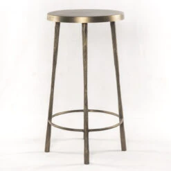 Westwood Industrial Antiqued Brass Counter Stools -Famous Furniture Shop IELE 94 SID 1 43845.1546898470