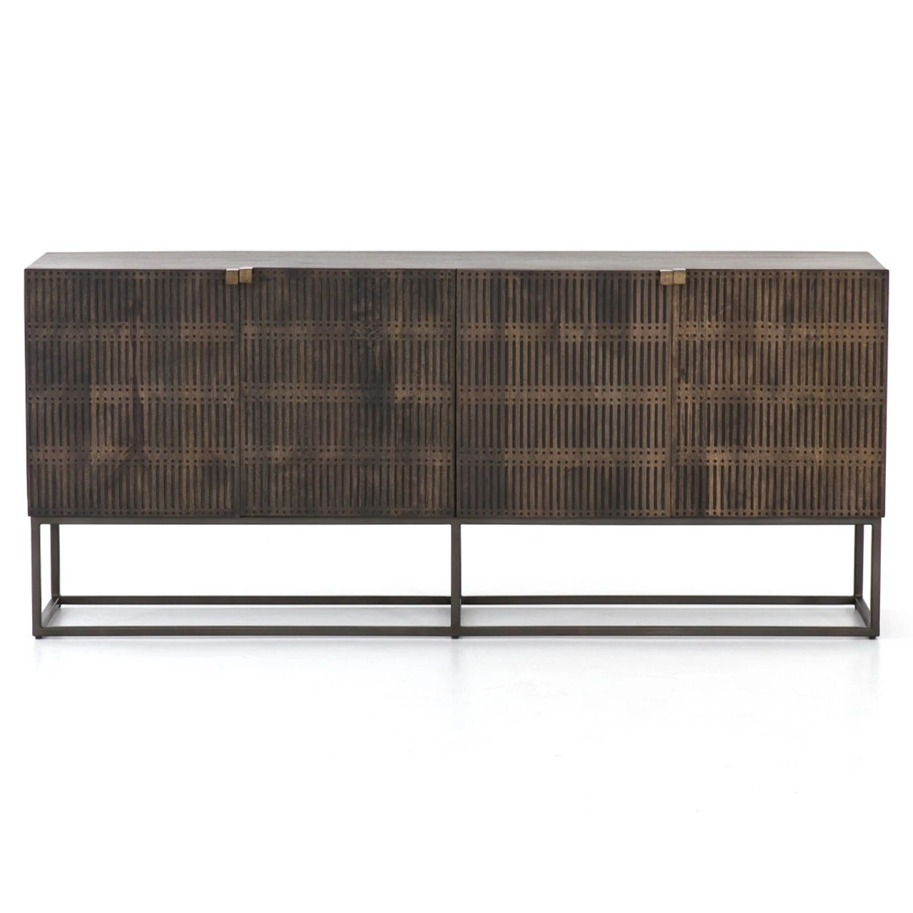 Kelby Wood And Iron Sideboard Console 69" 5 Kelby Wood And Iron Sideboard Console 69" - Image 3
