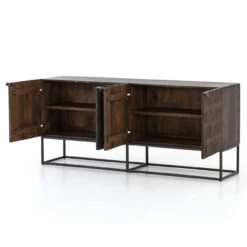 Kelby Wood And Iron Sideboard Console 69" 15 Kelby Wood And Iron Sideboard Console 69" -Famous Furniture Shop IFAL 011 OPN 1 59732.1572123987