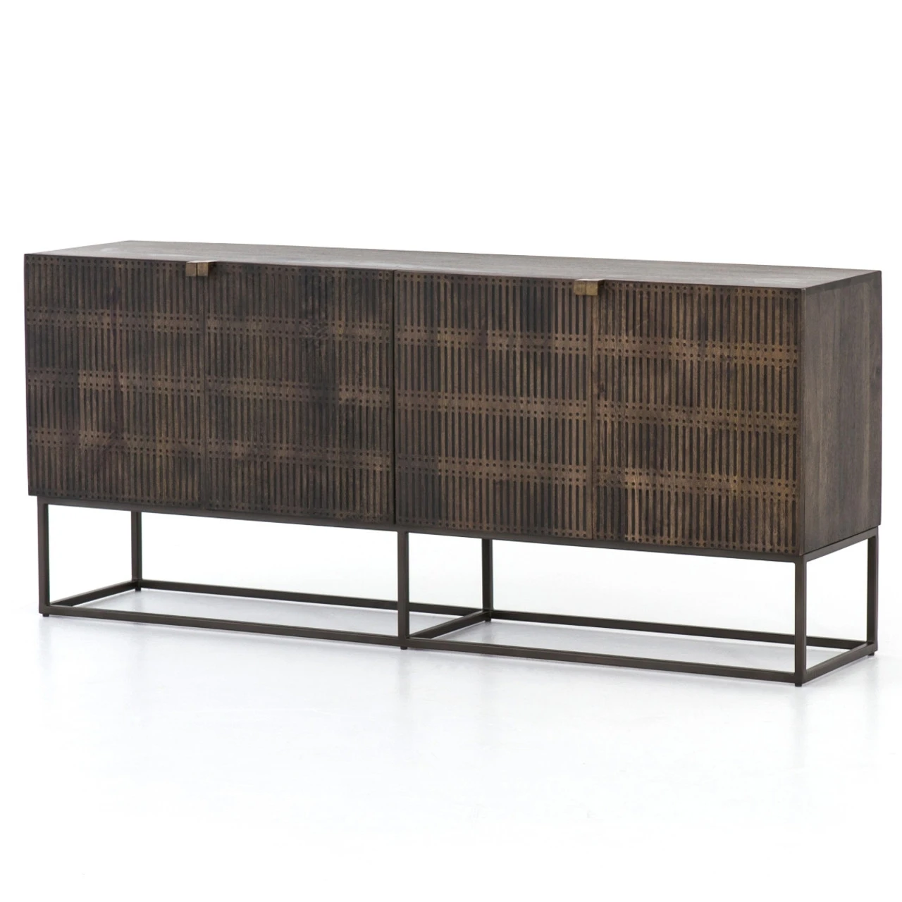 Kelby Wood And Iron Sideboard Console 69" 3 Kelby Wood And Iron Sideboard Console 69"