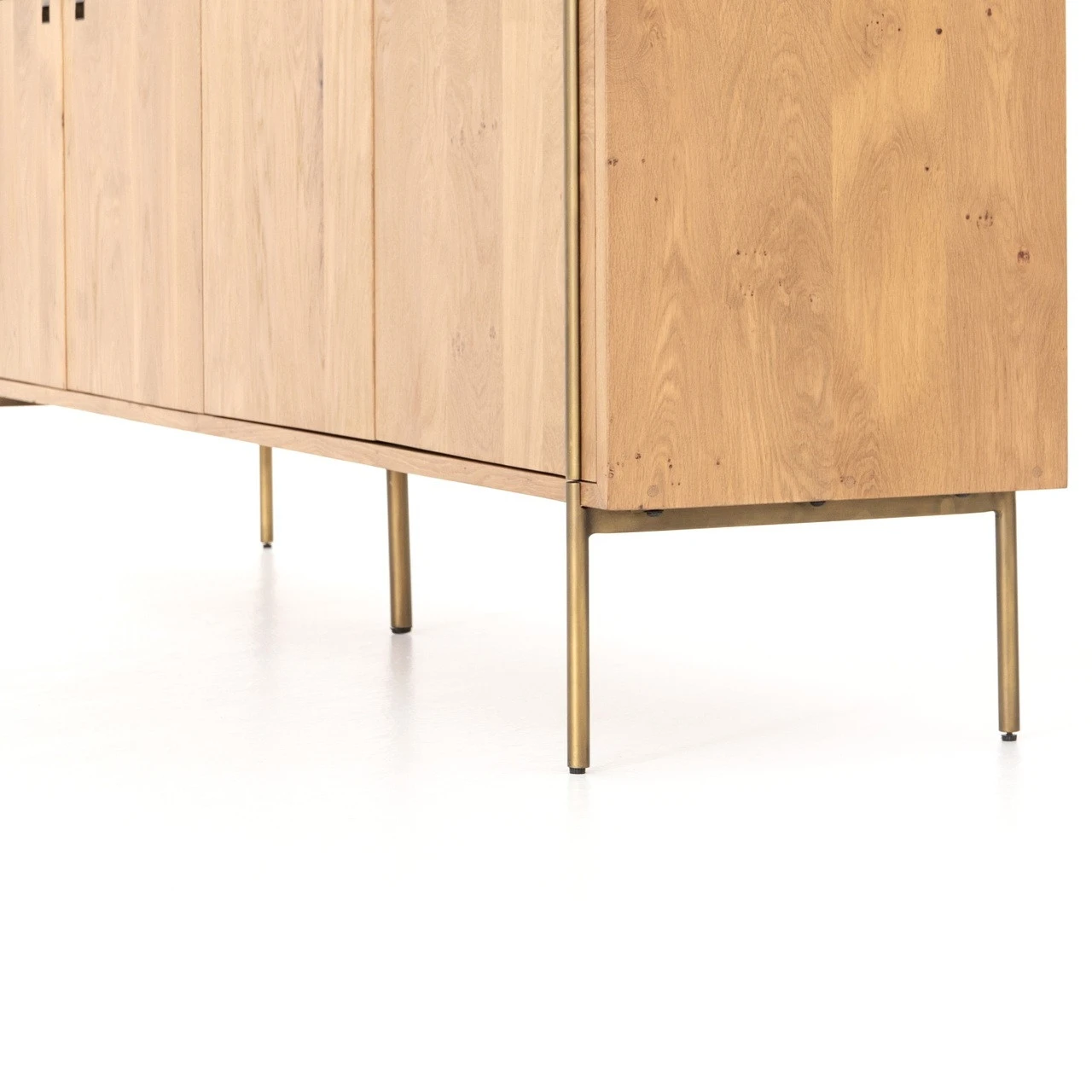 Carlisle Danish Modern Oak Buffet Sideboard 82" 6 Carlisle Danish Modern Oak Buffet Sideboard 82" - Image 4