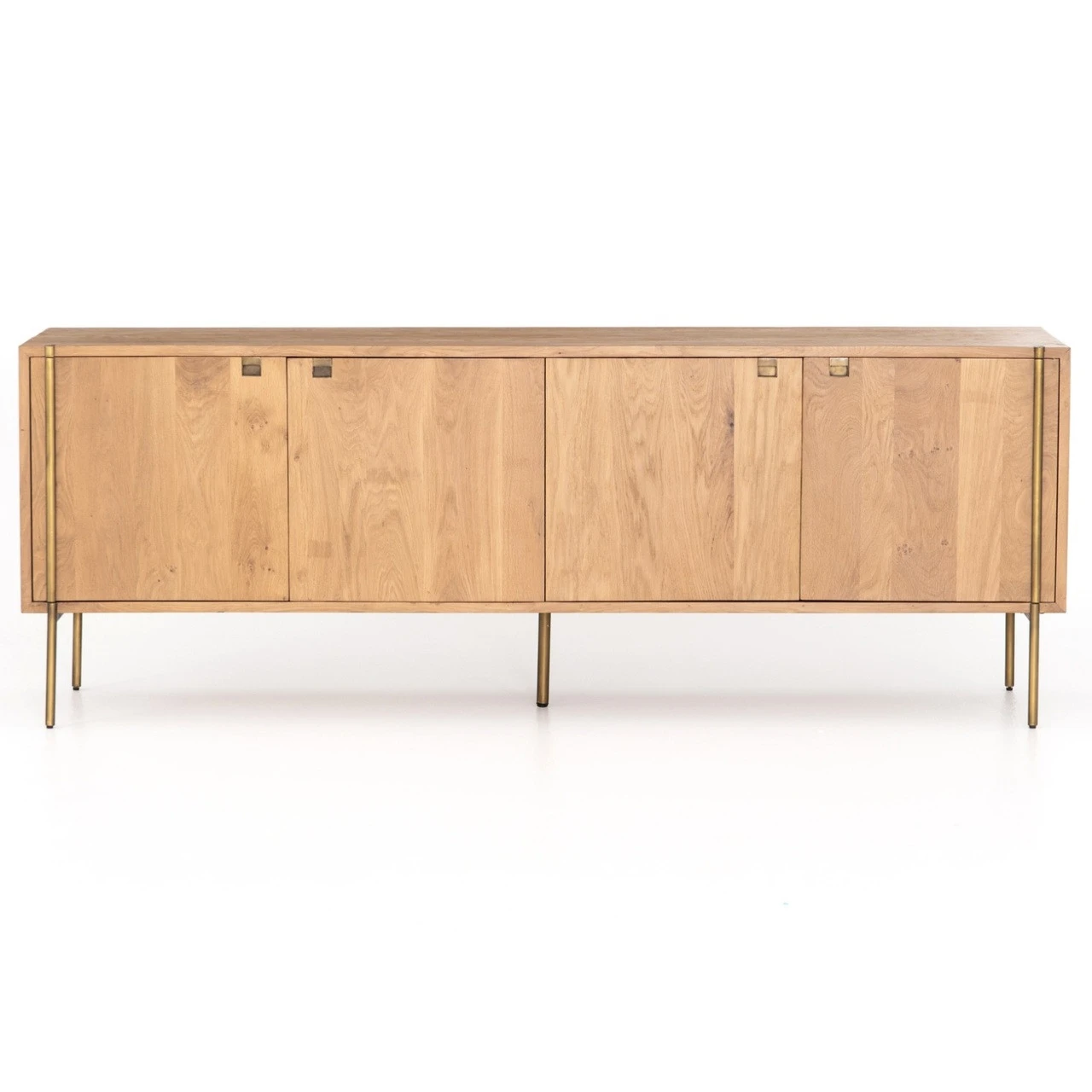 Carlisle Danish Modern Oak Buffet Sideboard 82" 4 Carlisle Danish Modern Oak Buffet Sideboard 82" - Image 2