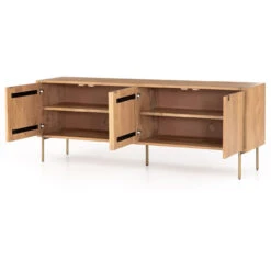 Carlisle Danish Modern Oak Buffet Sideboard 82" 13 Carlisle Danish Modern Oak Buffet Sideboard 82" -Famous Furniture Shop IFAL 020 OPN 1 39809.1631331994