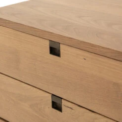 Carlisle Danish Modern Oak 2-Drawers Nightstand -Famous Furniture Shop IFAL 027 DET 6 62786.1551209229