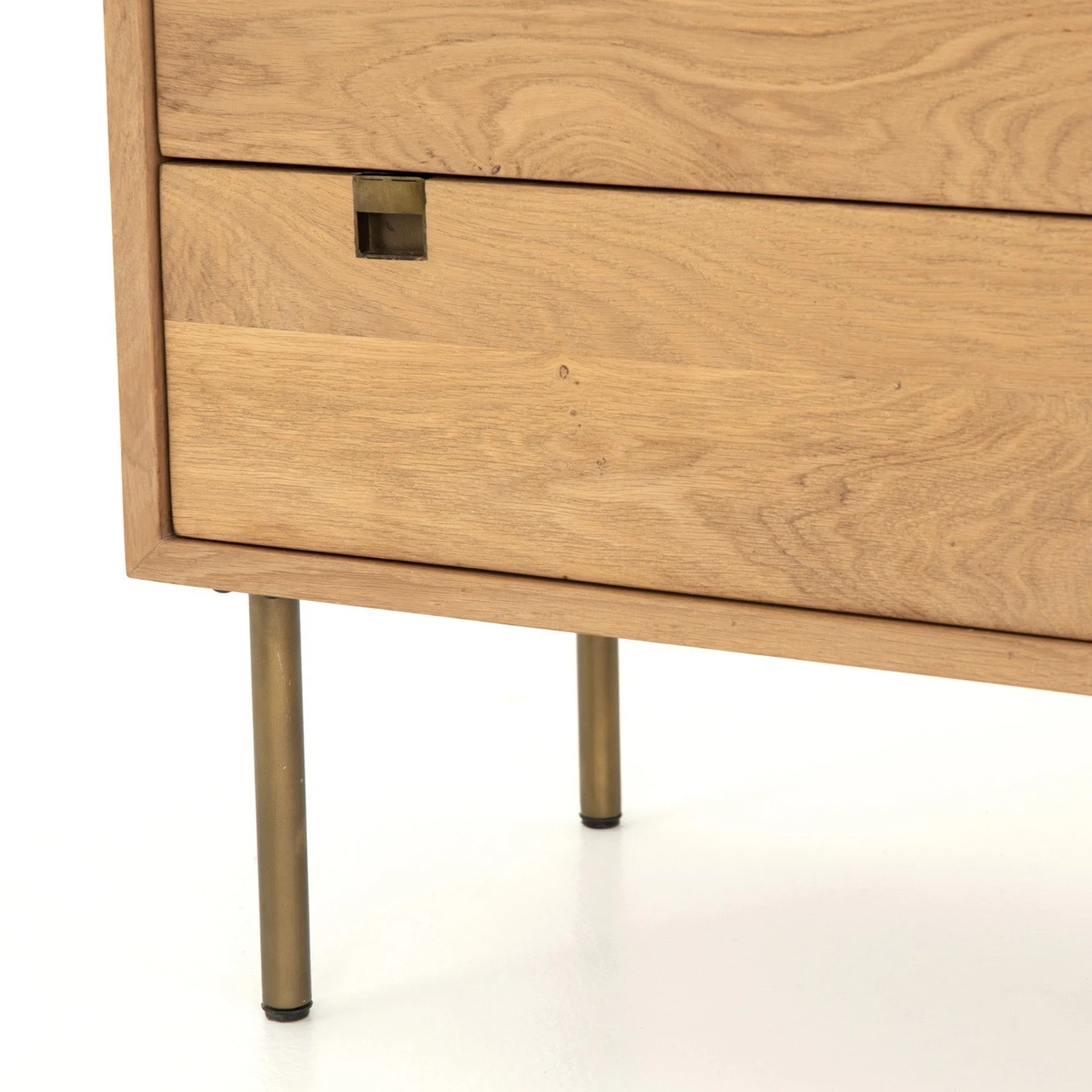 Carlisle Danish Modern Oak 5-Drawers Chest 8 Carlisle Danish Modern Oak 5-Drawers Chest - Image 6