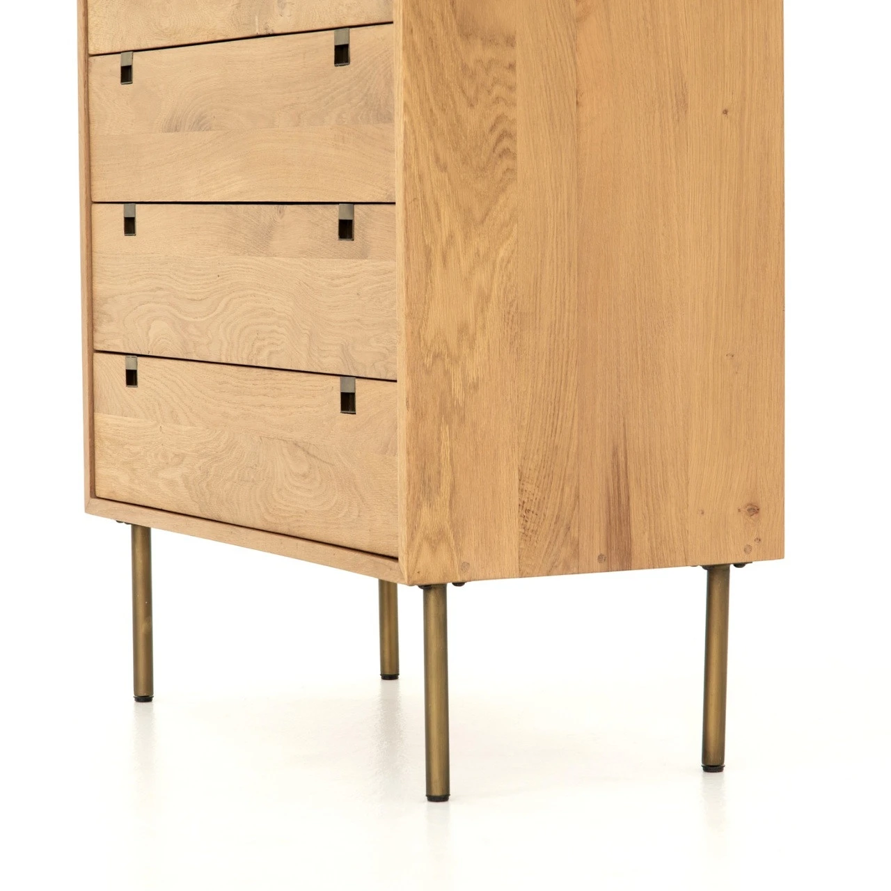 Carlisle Danish Modern Oak 5-Drawers Chest 7 Carlisle Danish Modern Oak 5-Drawers Chest - Image 5