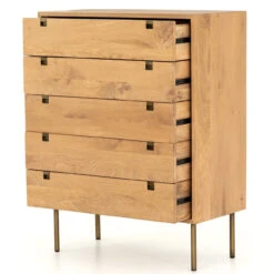 Carlisle Danish Modern Oak 5-Drawers Chest 13 Carlisle Danish Modern Oak 5-Drawers Chest -Famous Furniture Shop IFAL 029 OPN 1 37054.1551208258