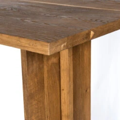 Erie Oak Wood Modern Trestle Bar Table 72" -Famous Furniture Shop IFAL 034 DET 1 77737.1572476310