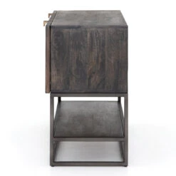 Kelby Wood And Iron Media Console 56" -Famous Furniture Shop IFAL 037 SID 1 20439.1572299202