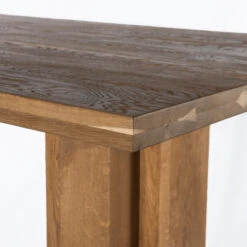 Erie Oak Wood Modern Trestle Counter Table 72" -Famous Furniture Shop IFAL 041 DET 1 12101.1572475903