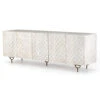 Rio Round Cut White Wash Media Console 82" -Famous Furniture Shop IFAL 056A 1 11800.1614101914