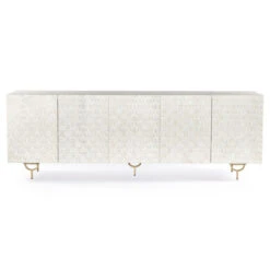 Rio Round Cut White Wash Media Console 82" 18 Rio Round Cut White Wash Media Console 82" -Famous Furniture Shop IFAL 056A 4 04844.1614101686