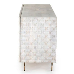 Rio Round Cut White Wash Media Console 82" 20 Rio Round Cut White Wash Media Console 82" -Famous Furniture Shop IFAL 056A 6 44968.1614101621