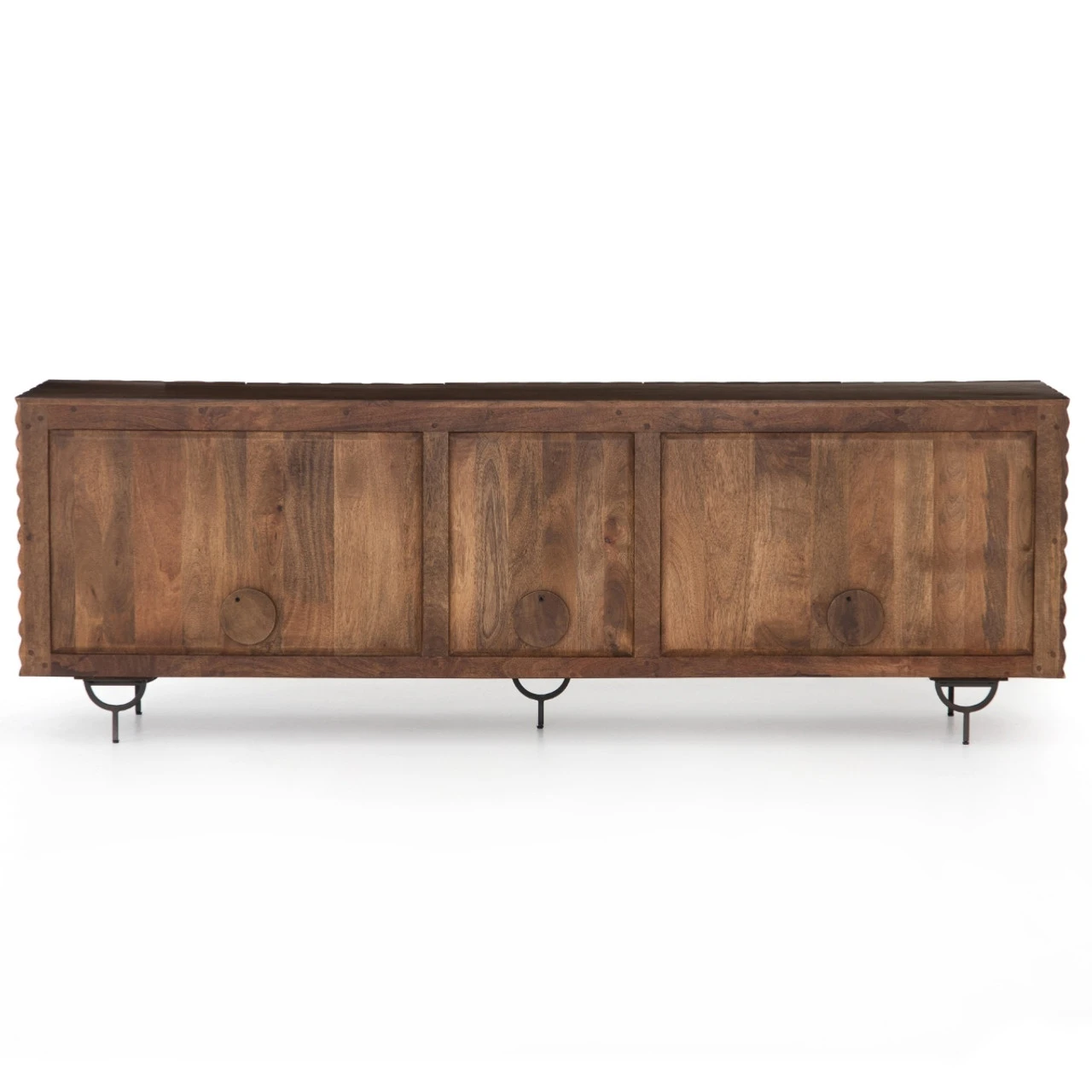 Rio Carved Wood 4 Door Media Console Cabinet 82" 6 Rio Carved Wood 4 Door Media Console Cabinet 82" - Image 4