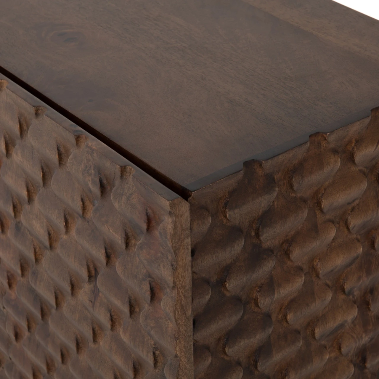 Rio Carved Wood 4 Door Media Console Cabinet 82" 11 Rio Carved Wood 4 Door Media Console Cabinet 82" - Image 9