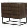 Kelby Wood And Iron 2 Door Cabinet Nightstand -Famous Furniture Shop IFAL 066 PRM 1 27130.1572304785
