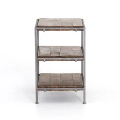 Barton Iron Frame Slab Wood Nightstand -Famous Furniture Shop IHRM 143 SID 1 22663.1543299286