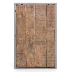 Barton Iron Frame Slab Wood Nightstand -Famous Furniture Shop IHRM 143 TOP 1 04531.1543299294