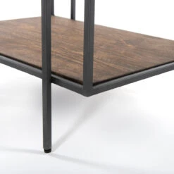 Byron Shadowbox Metal & Glass Nightstand -Famous Furniture Shop IHRM 172 DET 2 02655.1570727883