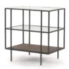 Byron Shadowbox Metal & Glass Nightstand -Famous Furniture Shop IHRM 172 PRM 1 54996.1570727877