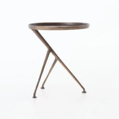 Schmidt Aluminum Tripod Accent Table -Famous Furniture Shop IMAR 112 ART SID 1 74553.1492102916