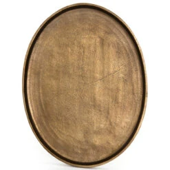 Schmidt Raw Brass Aluminum Tripod Accent Table -Famous Furniture Shop IMAR 112 RBS TOP 1 47605.1622496085